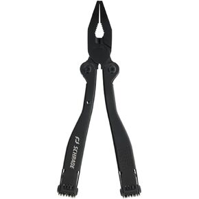 Schrade Delta Class Tough Tool with Stainless Steel 20 Piece Tough Multi-Tool with Can Opener, Pliers, Screwdrivers and Sheath for Outdoor Survival, Camping and EDC