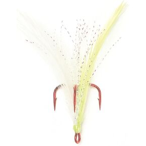 خطاف ثلاثي منحني مستدير من Mustad Ultra Point Dressed (عبوة من قطعتين)