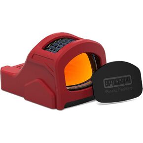غطاء النطاق متوافق مع Holosun 507C 407C يحمي بصرياتك أثناء العمل من قطرات الغلاف الضالة، تصميم سهل التركيب ومقاوم للصدمات يتضمن غطاء عدسة قابل للفصل للحماية باللون الأحمر