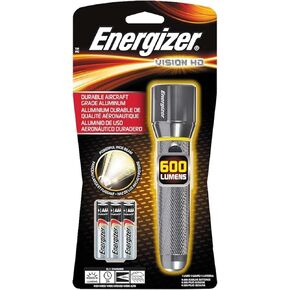 Energizer LED Tactical Metal Flashlight, Ultra Bright High Lumens, Durable Aircraft-Grade Metal Body, IPX4 Water-Resistant, 3 Modes