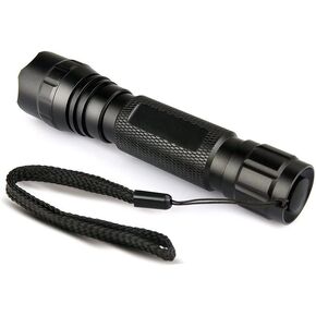 Skysted® Wf-501B Single Mode 10W L2 Cool White LED 1200 Lumen Mini Portabl Handheld Flashlight with Strap,Camping, Outdoor, Emergency, Everyday Flashlights