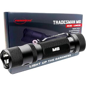 PowerTac Tradesman M6-GEN3-2,030 Lumen Magnetic Tail Cap EDC Light