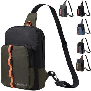 Crossbody Sling Bag Backpack for Men Women,One Strap Backpack for Travel,Anti Theft&Waterproof Sling Bag for Hiking