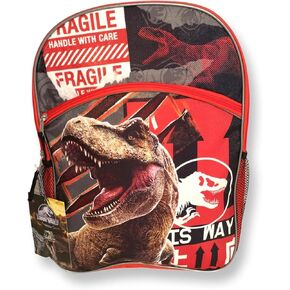 Fast Forward Jurassic World 16" Backpack- Handle with Care