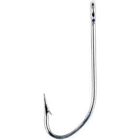 Eagle Claw 049ZF3-3/0 Limerick Trot Line Hook, Size 3/0, Non-Offset, Ringed/Big Eye, Sea Guard, Package of 40, brown