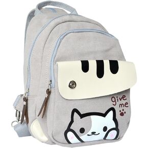 Anime Multifunctional Shoulder Bag Knapsack Japanese Game Cosplay Cat Backpack (#1)