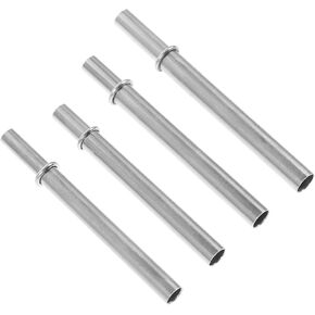 Baluue 4pcs DIY Pole Accessories Pole Repair Tube Fishing Rod Repair Tube Fishing Rod Supplies Fishing Rod Repair Tube Tubular Fishing Gear