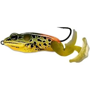 LiveTarget The Ultimate Frog Stride Bait 2 1/2", 1 Oz, Emerald/Rd