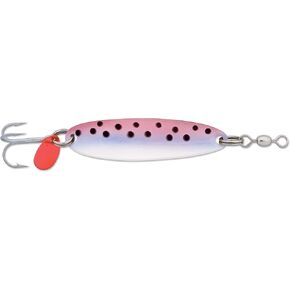 Luhr Jensen 3/16 Krocodile (Treble Hook) Rainbow Trout, Black Silver Reflex