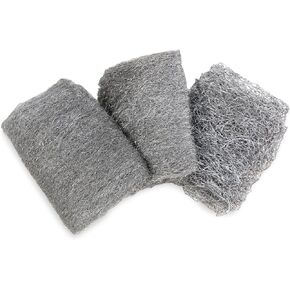 Performance Tool W1253 Multi Grade Steel Wool - Versatile Hand Pad for Cleaning, Sanding, and Polishing Surfaces with Ease
