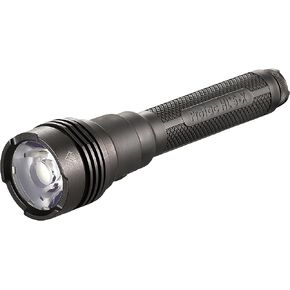 Streamlight 88074 ProTac HL 5-X 3500-Lumen مصباح يدوي تكتيكي احترافي قابل لإعادة الشحن متعدد الوقود مع 4 بطاريات ليثيوم CR123A وحبل للمعصم، تغليف شفاف للبيع بالتجزئة، أسود