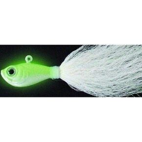 SPRO Bucktail Jig-Pack of 1, Glow, 4-Ounce
