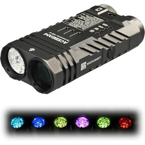ACEBEAM M2-X Flat Flashlight 3200 High Lumens Multiple Light Sources EDC Lights with Spotlight Floodlight and Seven-Color Mix Light, Versatile Rechargeable LED Flashlight for Camping, Emergency, Home in Saudi Arabia