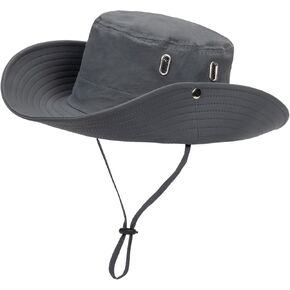 قبعات قابلة للتنفس ذات حافة واسعة للشمس قابلة للتعديل على الشاطئ والمشي لمسافات طويلة وصيد الأسماك في الهواء الطلق قبعة سفاري للنساء والرجال البالغين in Kuwait