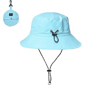 Wide Brim Sun Hat-UPF 50+ Protection Waterproof Bucket Hat Foldable Boonie Hats Safari Hats for Men and Women