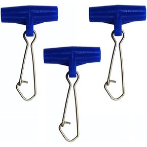 Fishing Line Sinker Slide with Duo Lock Snap Fishing Sinker Slides with Hooked Snap High Strength Sinker Slider Stainless Steel Swivel Snap for Catfish Rig Striper Surf Fishing Rig Weights