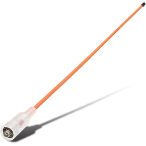 Baofeng Antenna VHF/UHF (144/430Mhz) 15.3-Inch Upgrade of 771 Long Range Dual Band Antenna SMA-Female for Baofeng UV-5R BF-F8HP 5RM UV-21R Quangsheng UV-K5 8 K5PLUS UV-17R AR-152 Ham Radio(Orange)