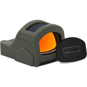 غطاء النطاق متوافق مع Holosun 507C 407C يحمي بصرياتك أثناء العمل من قطرات الغلاف الضالة، تصميم سهل التركيب ومقاوم للصدمات يتضمن غطاء عدسة قابل للفصل للحماية باللون الأخضر