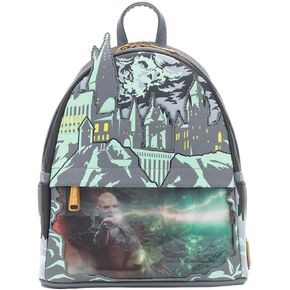 Loungefly Harry Potter Glow in the Dark Battle of Hogwarts Lenticular Womens Backpack