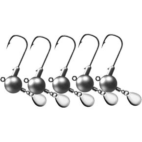 5PCS fishing hook for Fishing,carbon steel Hook Fishing Hook Set Jig Fishing Hooks with barbs for sea fish