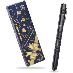 Professional Tactical Pen Self Defense Pen With with Built-In LED Flashlight, DNA Defender&Glass Breaker Writing Multifunctional Survival Tool(Pink)
