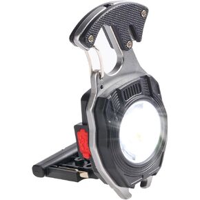 Multifunctional LED Flashlight Keychain, COB Mini Flashlight, Small Work Light, Screwdriver Bottle Opener for Outdoor Hiking