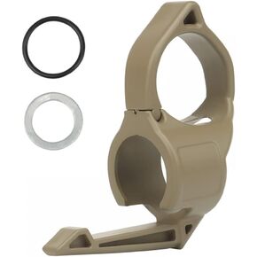 Tactical Flashlight Ring, Portable Flashlight Holder with Pocket Clip for Multiple 1'' Flashlights