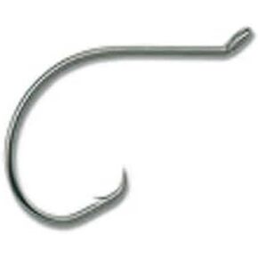 Mustad Demon Perfect Circle، لأعلى العين، سلك رفيع 1X في الخط - مقاس نيكل أسود 6/0 - عبوة من 25 قطعة