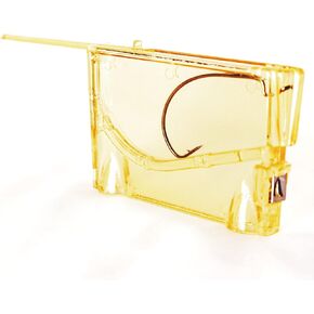Line King™ Fishing Threader Tying Tool - Fishing Accessories and Equipment for Beginner and Experienced Anglers - Fish Hook Line Cord Threader, Gift for Angler (Transparent Yellow) Patent Pending