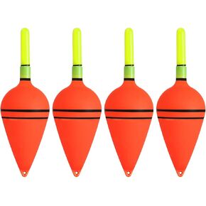 PATIKIL Lighted Fishing Slip Bobbers Light Up in Green Fishing Float for Fishing