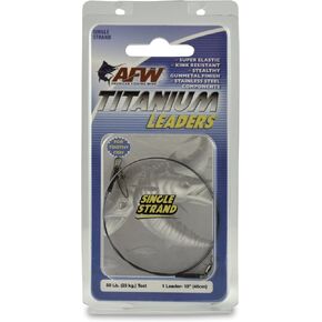 American Fishing Wire Titanium Single Strand Leader