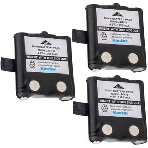Uniden BP38 Replacement NiMH Battery Pack (Set of 3); for Uniden GMR Radios and Some VHF Radios; Fits VHF Models MHS050-2, Atlatnis 150; Can be Used in Place of The BP40