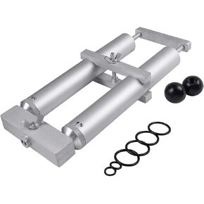 Super Safe Dual Color Hand Kit Aluminium for Plastisol Soft Bait Lures DIY Soft Lure Making Tool 2 Х 7oz Dual Mixing Color