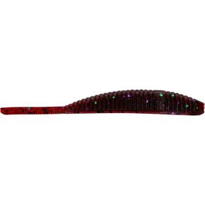 Gary Yamamoto 3.75" SHAD Shape Worm/Plum Candy (10 Pack)