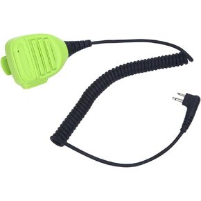 CP200 CP200D Remote Walkie Talkie Speaker Microphone Two Way Radio Hand Mic Shoulder Mic for Motorola CP100 CP100d CP185 RDM2070d RDU4100 BPR400 Green