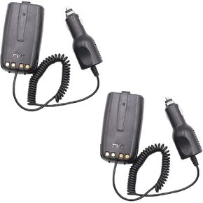 2 Pack SHIQUN TYT TH-UV800D Battery Eliminator Car Radio for UV-8000E Walkie Talkie 10W High Power Two Way Radio 7.4V 3600mAh