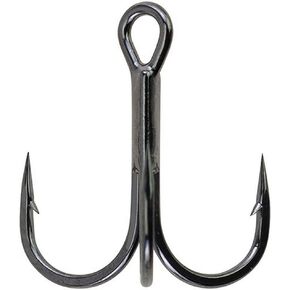 Berkley FUSION19 Treble 1X Hooks, Size 1 Hook, Black Nickel,Per 6
