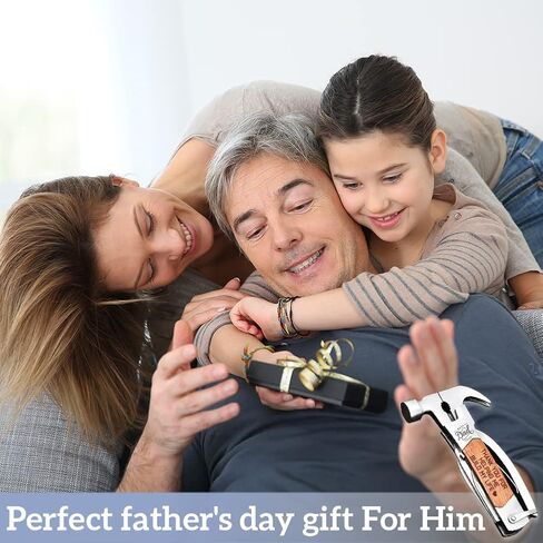 ملحقات أدوات مطرقة التخييم للرجال والأب، هدية عيد الأب من ابنته، أدوات فريدة متعددة الوظائف مع قفل أمان، فتاحة في الذكرى السنوية، وعيد الميلاد in Kuwait