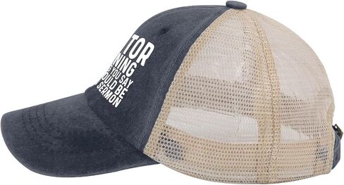 Pastor Warning Anything You SAY OR DO Could BE Used in A Sermon Trucker Hat Women Vintage Mesh Hat for Summer in Saudi Arabia
