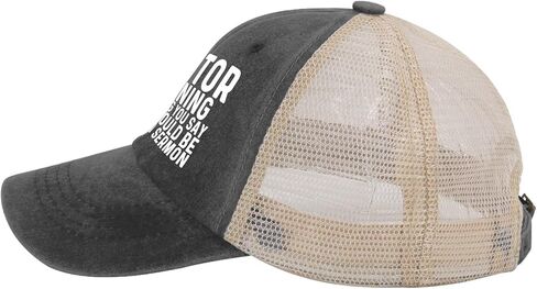 Pastor Warning Anything You SAY OR DO Could BE Used in A Sermon Trucker Hat Women Vintage Mesh Hat for Summer in Saudi Arabia