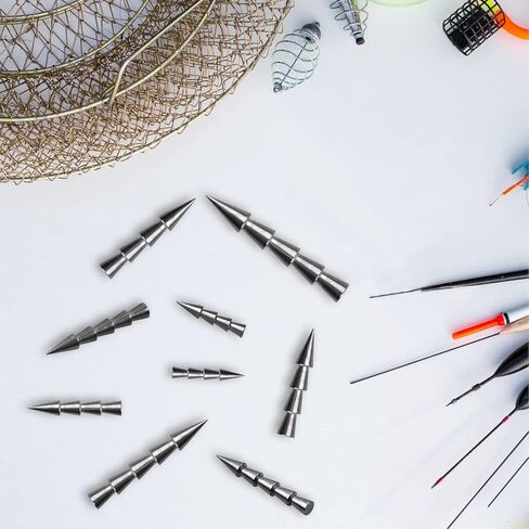 35pcs Nail Weights Kit Tungsten Insert Fishing Weights Sinkers Wacky Worm Nail Sinkers Pencil Weights for Bass Fishing Tackle in Various Sizes in Saudi Arabia