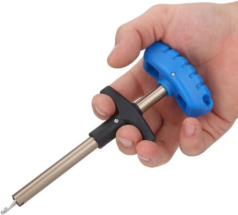 Fishing Hook Remover Stainless Steel T Shaped Quick Needle Remover Extractor Fish Hook Removing Tools Saltwater Freshwater in Saudi Arabia