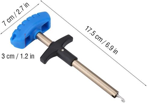 Fishing Hook Remover Stainless Steel T Shaped Quick Needle Remover Extractor Fish Hook Removing Tools Saltwater Freshwater in Saudi Arabia