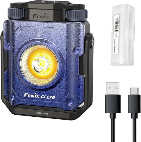 مصباح يدوي Fenix ​​CL27R للتخييم، 1600 لومن USB-C قابل لإعادة الشحن ومقاوم للماء مع مصابيح LED بيضاء وحمراء ومنظم Lumentac لحالات الطوارئ وانقطاع الطاقة في الأعاصير ومواقع العمل (أخضر) in Saudi Arabia