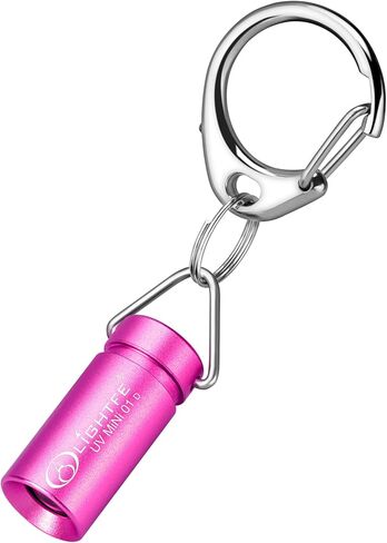 LIGHTFE UV MINI 01D Blacklight Flashlight 365nm keychain lamp, suitable for pet urine stains, stains, minerals, fluorescent agent detection, and currency art identification, etc in Saudi Arabia