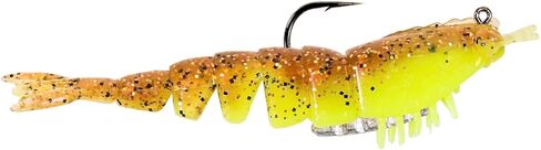 Z-MAN EZ ShrimpZ 3.5 Inch 2 Pack Rigged Soft Plastic Shrimp Bait in Saudi Arabia