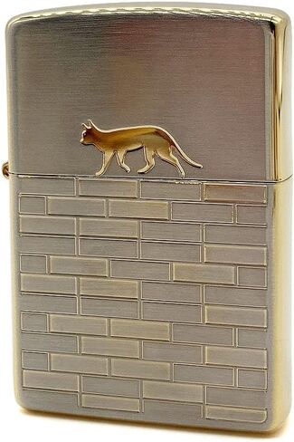 ZIPPO 2SG-CATW Catwalk Lighter, SG Satena, Cat, Cat, Double-Sided in Saudi Arabia