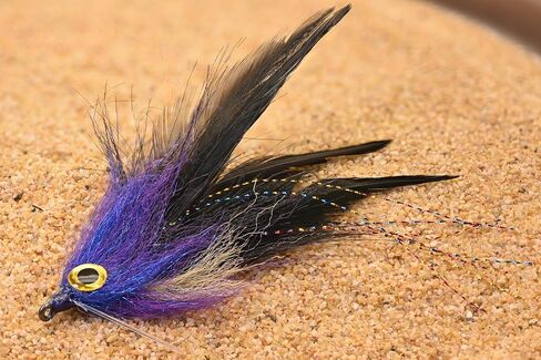 Saltwater Mullet Fishing Fly - Tarpon, Snook & Reds - 3 Pack - Hook #3/0 in Kuwait