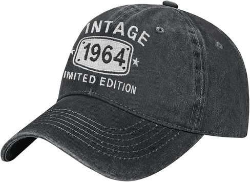 المطرزة 40th 50th 60th 70th 80th 90th قبعة خمر التقاعد قبعة بيسبول هدايا عيد ميلاد للرجال والنساء in Kuwait