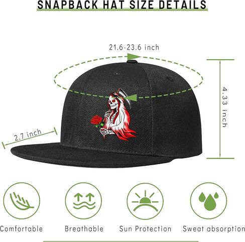 قبعة مسطحة حافة للرجال حقيبة ظهر Snapback قبعات سائقي الشاحنات قبعات بيسبول رجالية قابلة للتعديل باللون الأسود in Saudi Arabia